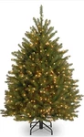 National Tree Ft Pre-lit Artificial Christmas Green (DUH-40LO). Fixed Price $40.00.