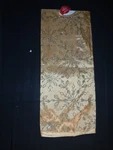 Holiday Time Gold Tree Skirt With Glitter Snowflakes 48" Christmas Decor. Fixed Price $5.00.