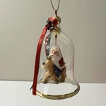 Carlton Cards Santa Reindeer Bell Christmas Ornament. Fixed Price $7.99.
