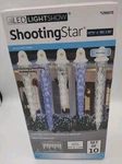 Gemmy Lightshow 10 Shooting Star White &blue Led Christmas Icicle Tested. Fixed Price $45.99.