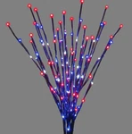 36" Twinkling Led Patriotic Light Burst Ground Stake Home Yard Decoration. Fixed Price $59.95.