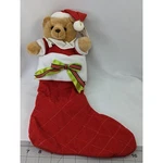 Russ Bear Plush Christmas Stocking Caress Pets 15 Inch Stuffed Animal Toy. Fixed Price $13.45.