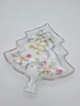 Vnt Savoir Vivre Holiday Spirit Art Glass Christmas Tree Server Candy & Nut Dish. Fixed Price $9.99.