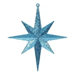 Vickerman Glitter Bethlehem Star Christmas Ornaments In Turquoise (set Of 4). Fixed Price $29.99.