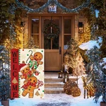 Christmas Decoration Gingerbread Snowflakes Candy Welcome Garden Yard Flag 12X18. Fixed Price $20.76.