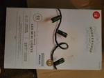 Wondershop 60 Led Smooth Mini Christmas String Lights Warm White Philips 19' 7". Fixed Price $6.00.