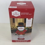 Holiday Time Snowman With Top Hat Inflatable Led Christmas Yard Decoration 4 Ft. Fixed Price $29.95.