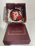 Vera Bradley 2016 Bohemian Blooms Glass Ball Ornament Christmas Gift Season. Fixed Price $11.99.