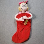 The Grinch Cindy Lou Who Plush Christmas Stocking Department 56 Nwt. Fixed Price $45.91.