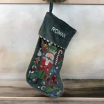 Pottery Barn Kids Rifle Paper & Co. Nutcracker Velvet Stocking Monogrammed Nwot. Fixed Price $36.95.