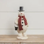 New 9" Winter Snowman Candy Cane Christmas Figure Ragon House Snowball Bucket. Fixed Price $44.99.