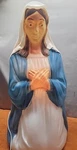 Vintage General Foam Virgin Mary 27 Plastic Light Up Blow Mold Tested. Fixed Price $44.95.