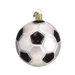 Soccer Ball Blown Glass Christmas Ornament By Old World. Fixed Price $19.99.