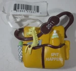 Hallmark Christmas Ornament Nwt Spit Happens Baby Giraffe In Diaper Bag. Fixed Price $18.99.