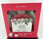 New Rae Dunn Merry Christmas Party Set Plates & Napkins Bundle Holiday Nwt. Fixed Price $39.99.