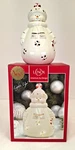 Lenox Peppermint Snowman Seasons Sparkle Splendor Light Up 7" Figurine Tested. Fixed Price $44.85.