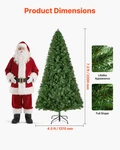 Vevor 7.2FT Artificial Christmas Tree, 1346 Branch Tips, Full Pre-lit. Fixed Price $91.99.