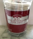 Christmas Rope Lights Clear 18 Ft Indoor Outdoor Incandescent White New Rare. Fixed Price $23.88.