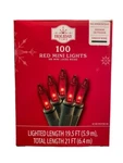 Holiday Time 100 Traditional Red Mini String Lights Patio Wedding Christmas. Fixed Price $9.99.