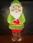 T11 - Vintage 1990 Don Featherstone Union 28 Tall Gnome Elf Blow Mold Tested. Fixed Price $88.95.