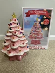 Mr. Christmas Nostalgic Ceramic Tree Pink 14 Battery Box. Fixed Price $39.99.