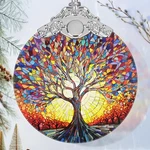 Jocidea Christmas Ornaments - Stained Glass Tree Of Life Traditional. Fixed Price $24.38.