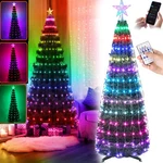 6' Artificial Christmas Tree Colorful 234PCS Led Lights & Remote App Control. Fixed Price $59.51.