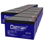 Mighty Max 12V 12AH Gel F2 Replaces Secutron MR-2100 Fire Control Panel 10PACK. Fixed Price $279.99.