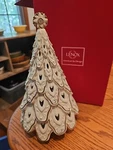 Very Rare Brand New Lenox Florentine & Pearl Lighted Lg Christmas Tree A-706. Fixed Price $122.17.