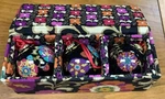 3 Vera Bradley Suzani Trio Ornaments Fabric Box Glass Balls Hand Painted. Fixed Price $24.99.