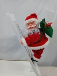 Vintage Animated Climbing Santa Claus Ladder Musical Christmas Decoration Fig. Fixed Price $30.78.