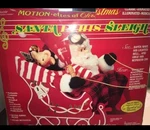 Telco Santa In His Sleigh Motion-ette Animated Light Up Musical Christmas. Fixed Price $80.00.