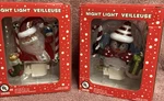 Night Light Veilleuse Christmas Santa & Penguin Wall Indoor Plugs By Costco (2). Fixed Price $18.98.