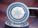 Nicholas Square Winter Frost Dinner Plates Cake Pedestal Stand. Fixed Price $137.95.