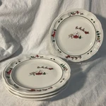 Pfaltzgraff- "snow Village" 9-1/4" Luncheon Plates, Set Of 6. Fixed Price $54.99.