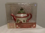 Debbie Mumm Holiday Teapot Snow Family Joann Fabrics 2007 Christmas Free Ship. Fixed Price $19.99.