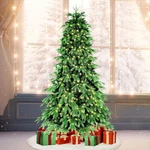 6FT Prelit Christmas Tree With 350 Lights & Metal Stand For Holiday Cheer. Fixed Price $274.99.