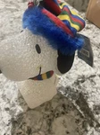 Peanuts Christmas Light Up Snoopy Changes Colors With Scarf & Hat Nwt. Fixed Price $19.99.