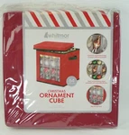 Whitmor Christmas Ornament Storage Box 64 Compartment Lid Container Nib Dividers. Fixed Price $28.21.