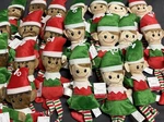 Elf Plush, 12", Christmas Holiday Decorations, Lot 22 Elves. Fixed Price $41.50.