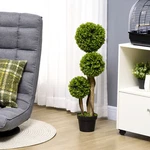 Homcom Artificial Tree Ball Boxwood Topiary For Indoor Outdoor, 35.5". Fixed Price $51.99.