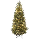 7.5 Ft. Pre-lit Natural Fraser Fir Slim Tree With Clear Lights, Plug-in. Fixed Price $589.99.