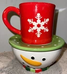 Cracker Barrel Serve Ware 3-PC Ceramic Merry Serving Set New Box W/flaw. Fixed Price $7.50.