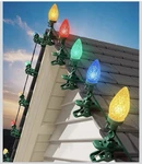 Brightown C9 Led Christmas Lights Outdoor, 99 Feet 150 String. Fixed Price $74.00.