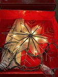 Kurt Adler 10-LIGHT Capiz Star Tree Topper 6-POINT Snowflake 2013 Macy. Fixed Price $39.00.