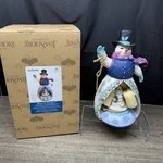Jim Shore Heartwood Creek Figurine Enesco Illuminated Rotating Scene Snowman. Fixed Price $39.99.