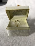 Dicksons Glass Angel Figurine W/ Original Box Prayer Keepsake Gold Tone Vintage. Fixed Price $12.99.
