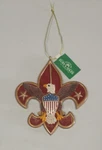 Kurt Adler Boy Scouts Of America Eagle Fleur De Lis Christmas Ornament 4.25" New. Fixed Price $5.91.