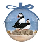 Cape Shore Christmas Ball Ornament Puffin Rock Retirement Beach Holiday Decor. Fixed Price $17.94.