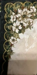18 Nicholas Square Damask Poinsettias Shine Fabric Christmas Napkins 4-PACK. Fixed Price $19.99.